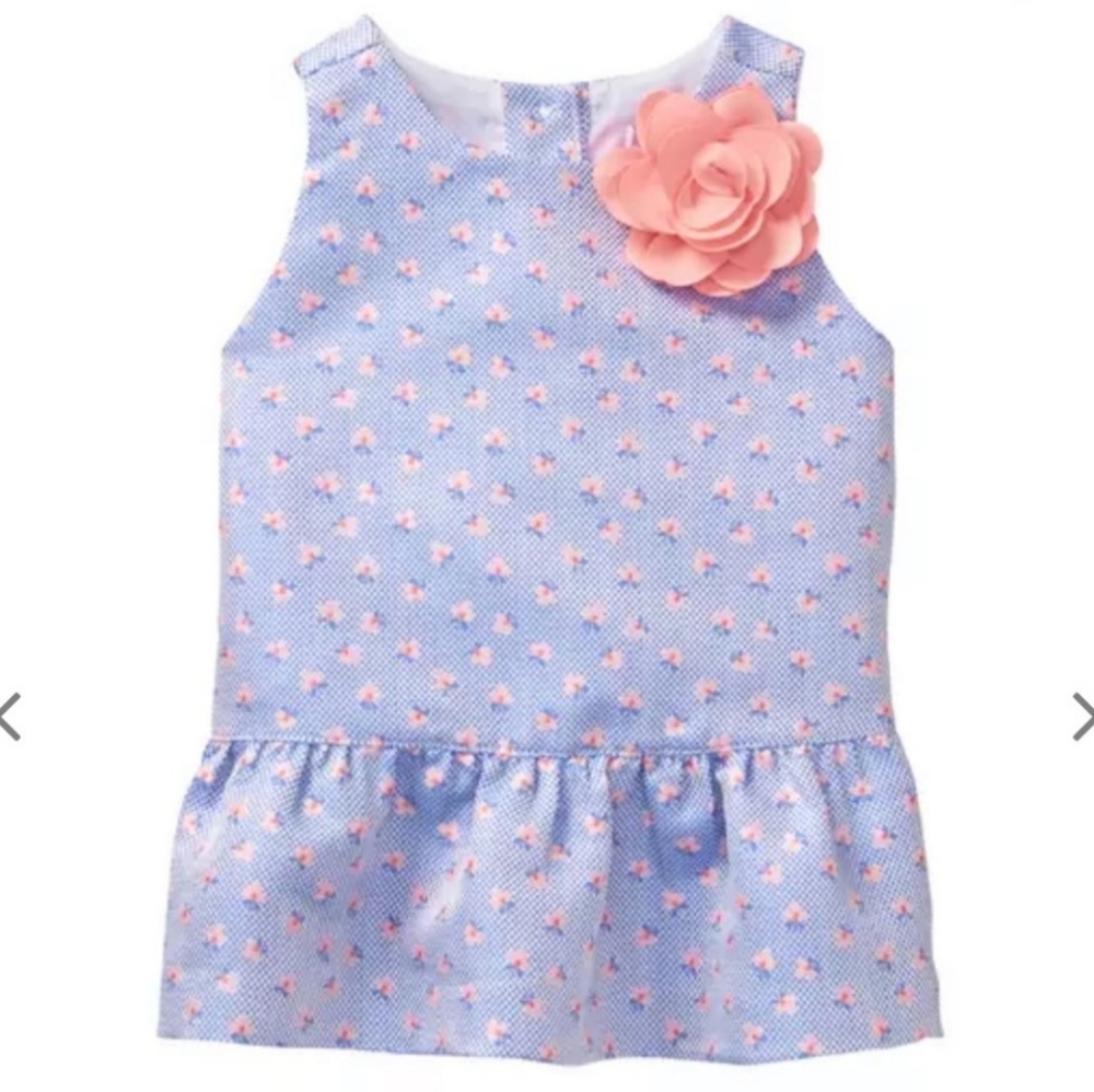 Janie and Jack floral peplum top